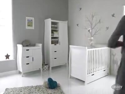 Obaby stamford sleigh double 2024 wardrobe